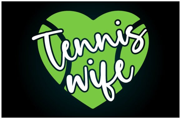 Tennis Wife Svg T Shirt